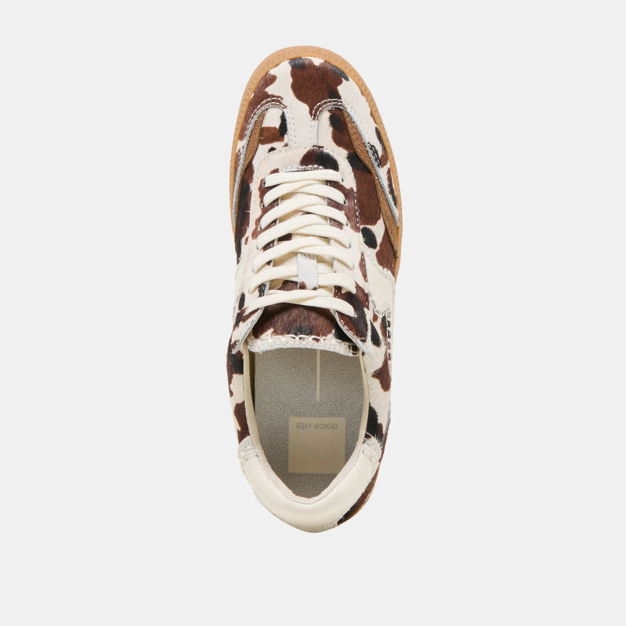 HINWEIS STITCH SNEAKERS KAKAO STIER KALBSHAAR
