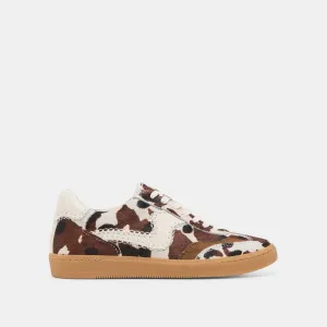 HINWEIS STITCH SNEAKERS KAKAO STIER KALBSHAAR