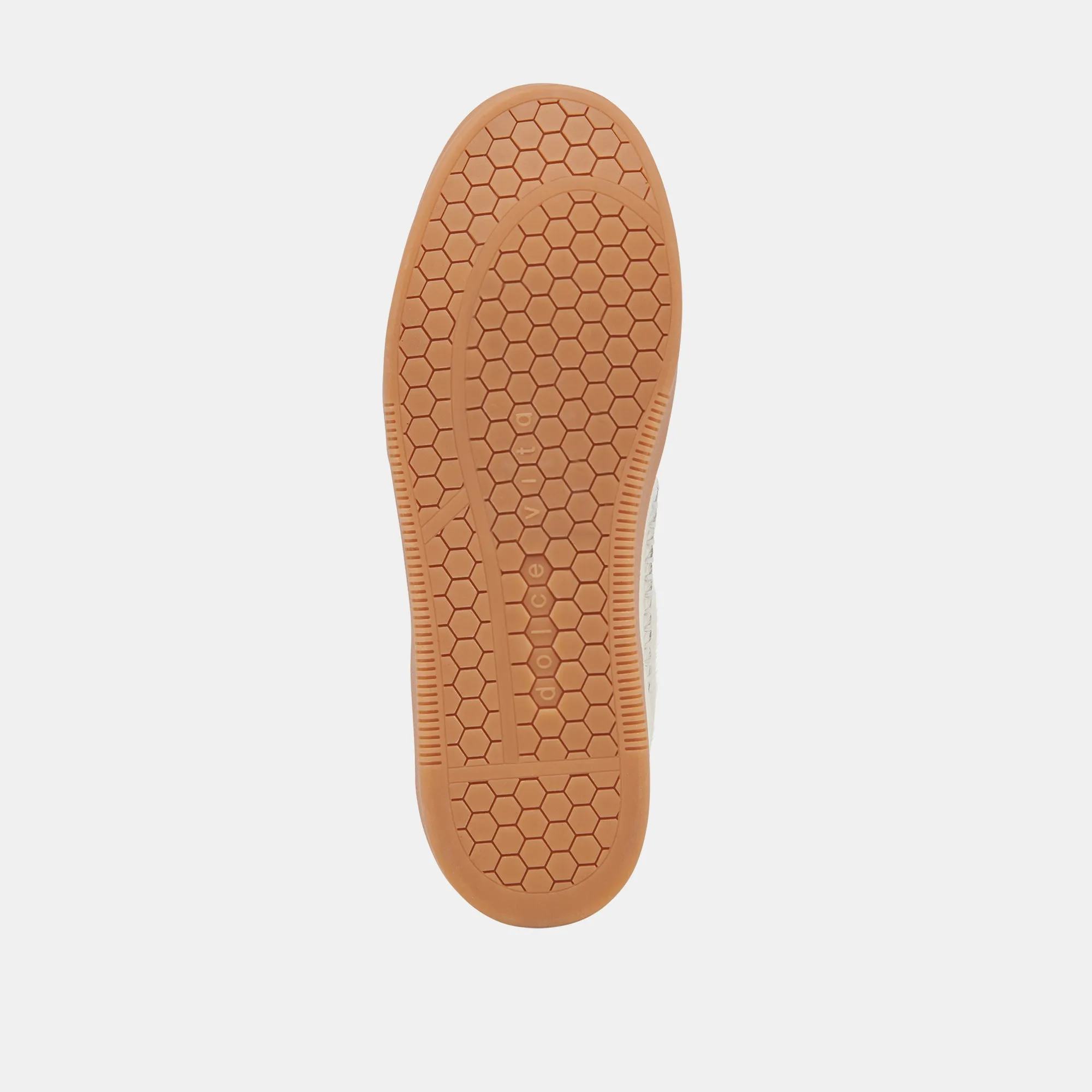 HINWEIS STITCH SNEAKERS ELFENBEIN KALBSHAAR