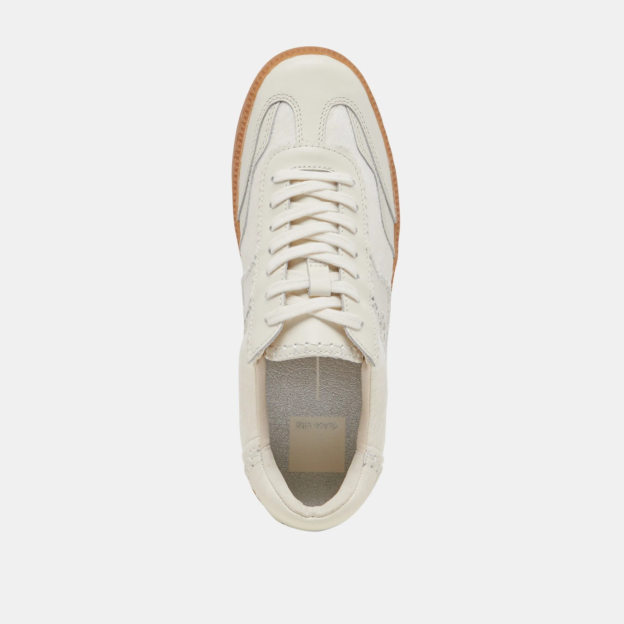 HINWEIS STITCH SNEAKERS ELFENBEIN KALBSHAAR