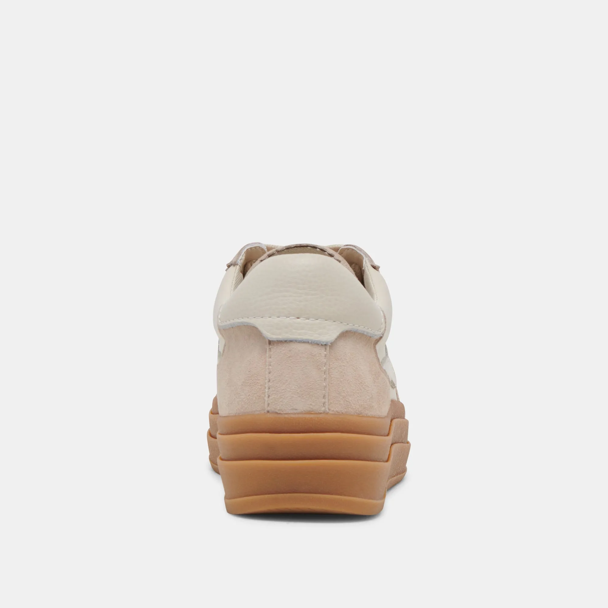 HINWEIS X SNEAKERS ELFENBEIN MULTI LEDER