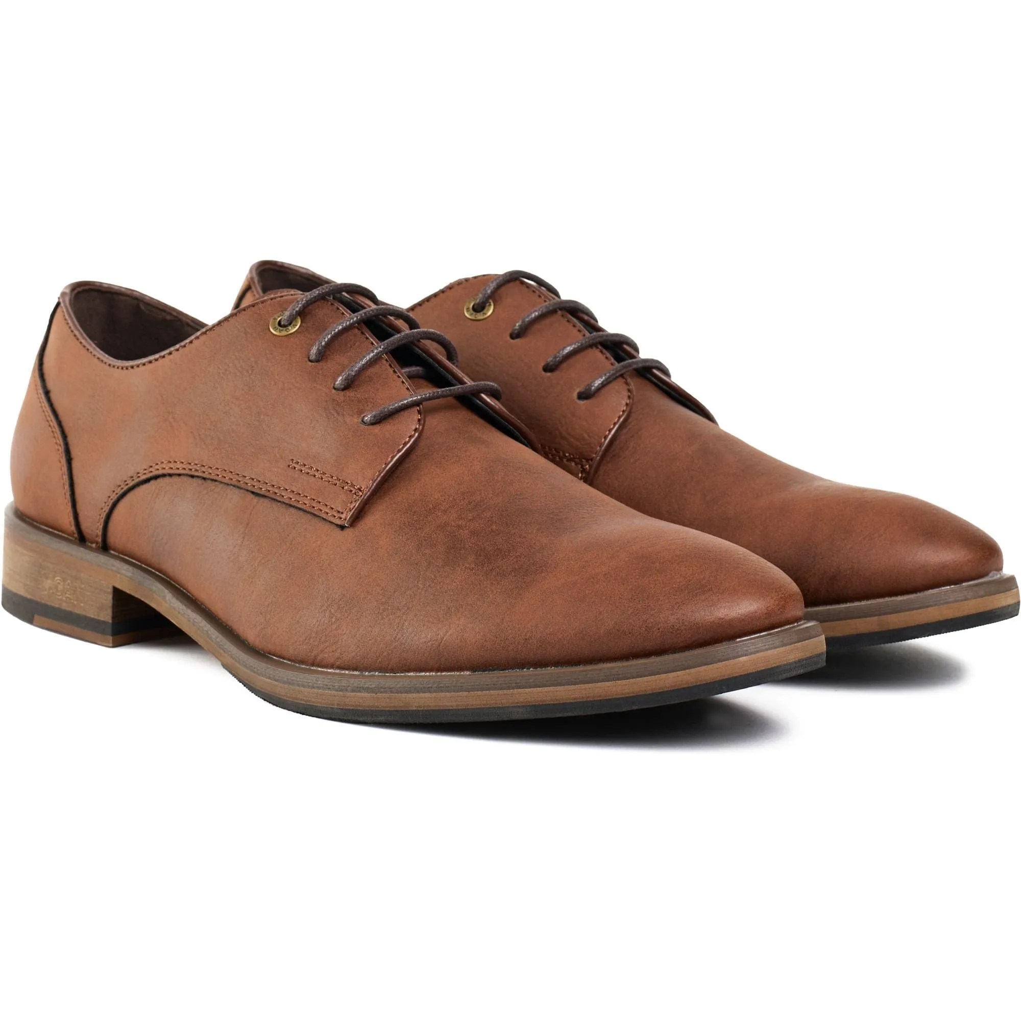 Oatmeal 2 Herren Derby-Schuhe aus veganem Leder | Hellbraun