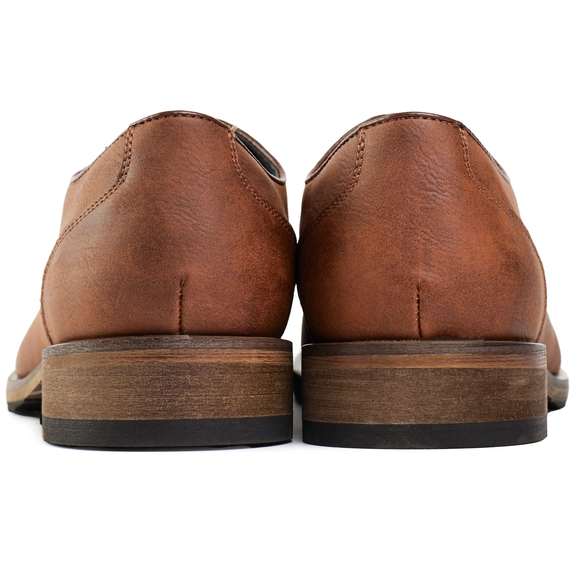 Oatmeal 2 Herren Derby-Schuhe aus veganem Leder | Hellbraun