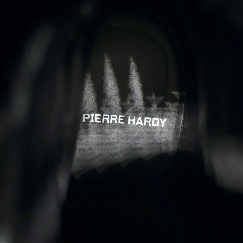 Pierre Hardy Plateau-Schnürstiefel Nevada Grau Wildleder & Leder Größe 41