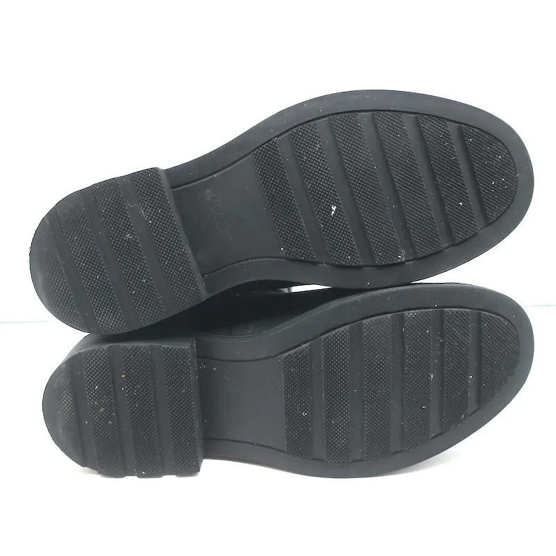 Rag & Bone Moto Regenstiefel Schwarz Gummi Größe 36