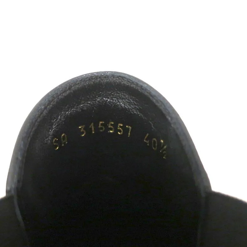 Saint Laurent Paris Chelsea Stiefel Schwarzes Leder Größe 40.5 Spitze Knöchelstiefel