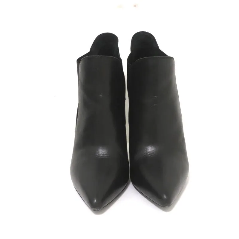 Saint Laurent Paris Chelsea Stiefel Schwarzes Leder Größe 40.5 Spitze Knöchelstiefel