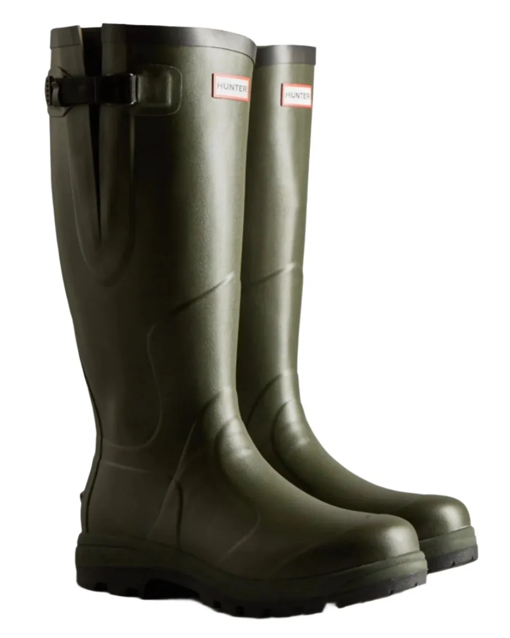 Schuhe Hunter Wellies Hunter Balmoral Seitlich Verstellbare Klassische Unisex Wellington Stiefel