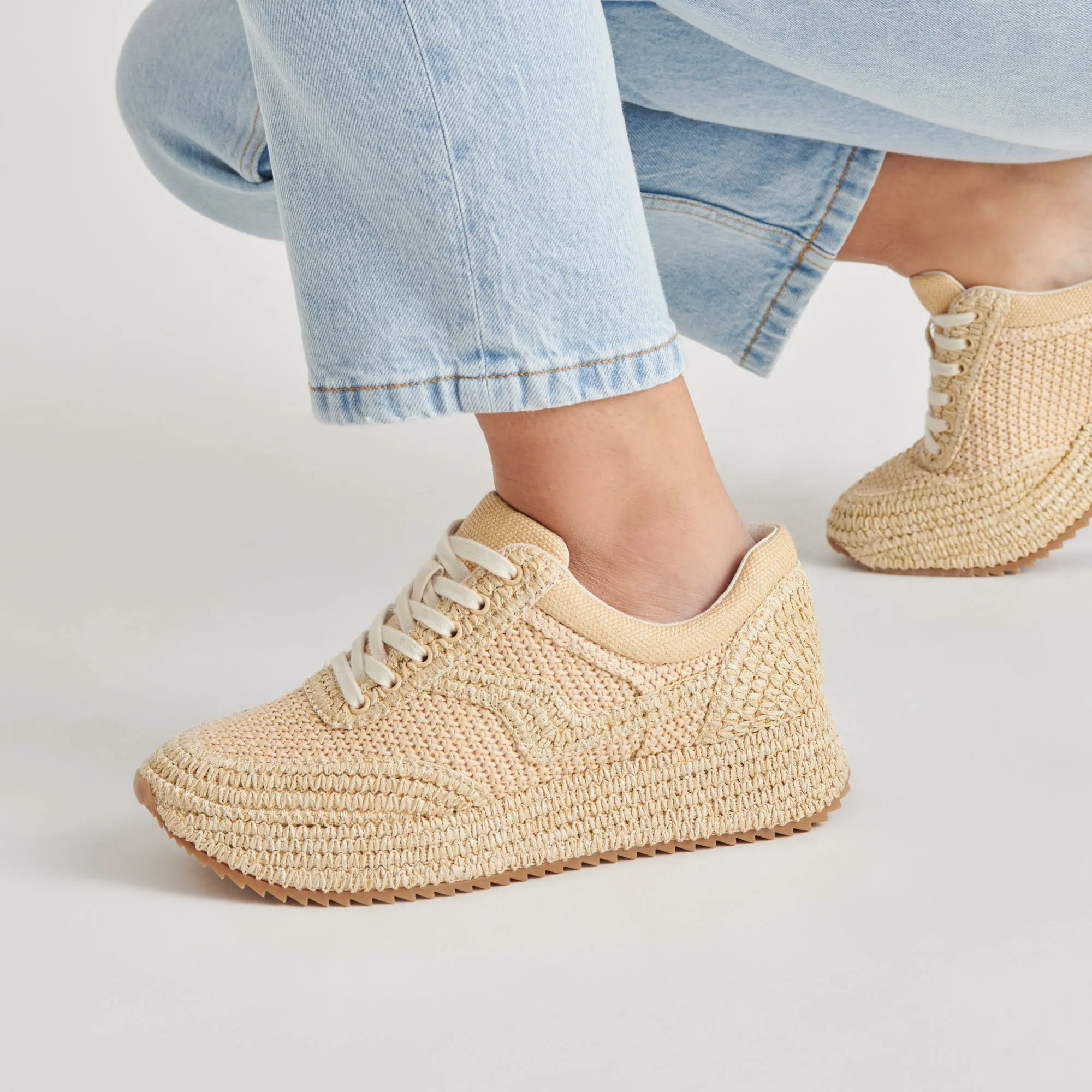 SHYLOH SNEAKERS LT NATUR RAFFIA