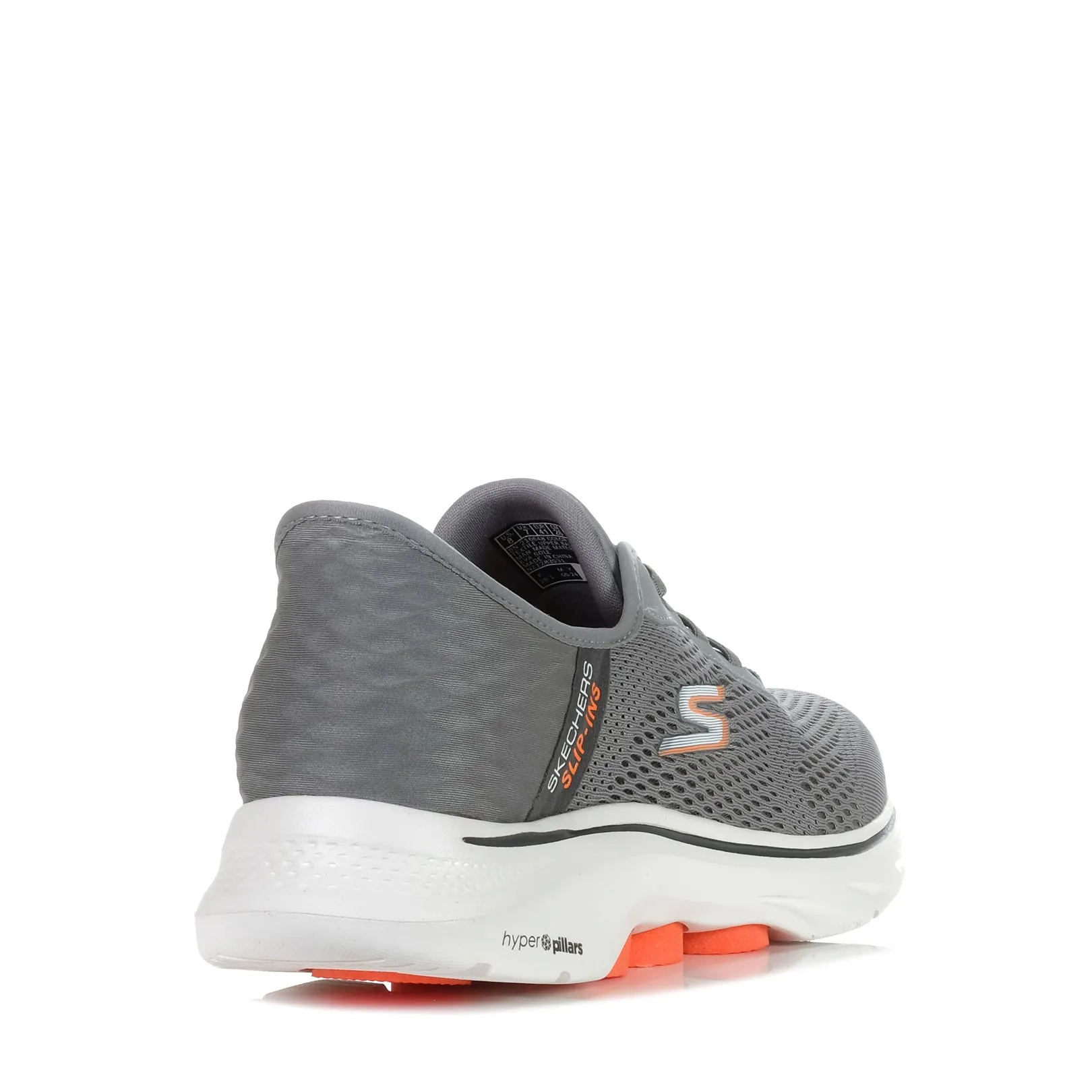 Skechers Slip-Ins: GOwalk 7 - Free Hand 2 216648 Grau/Orange