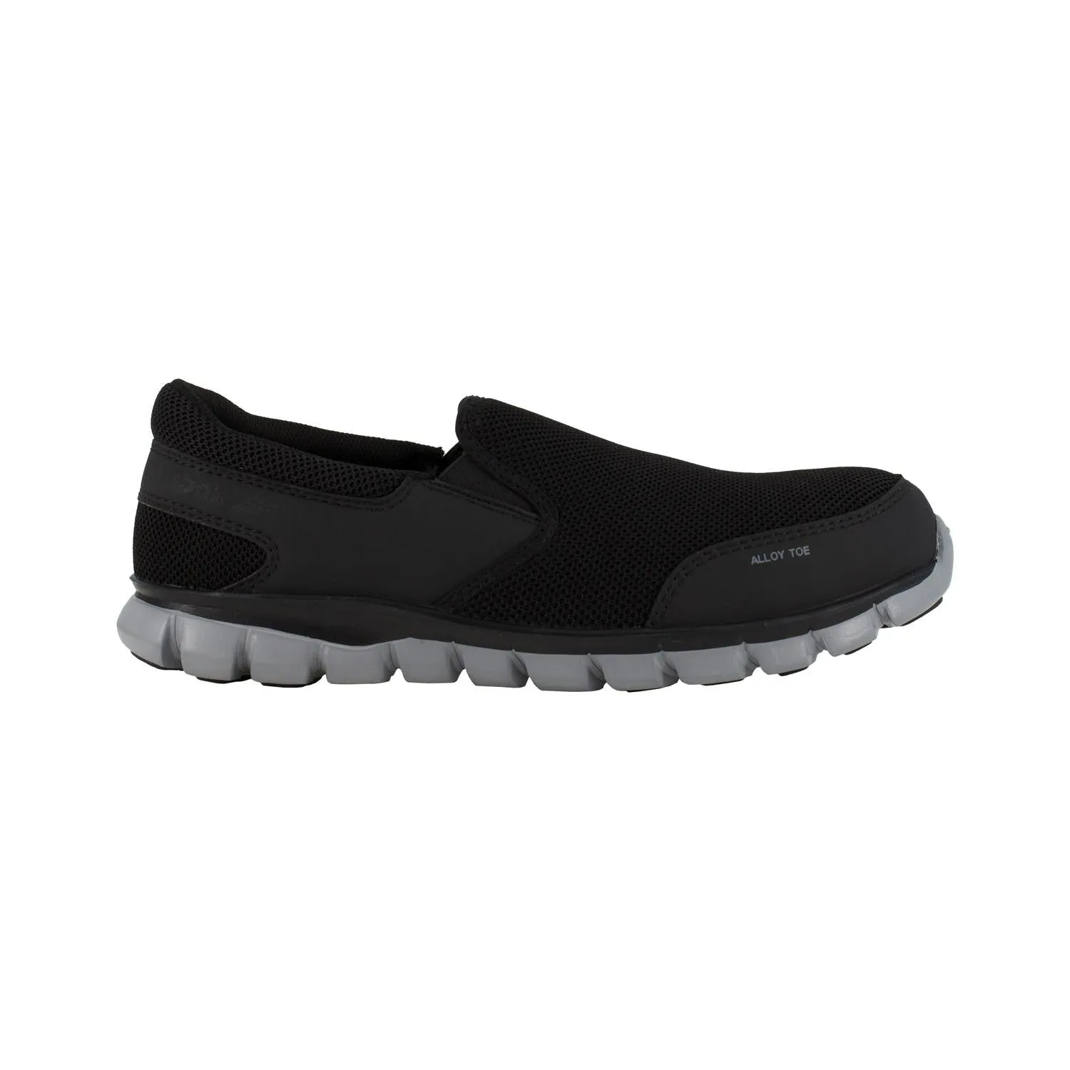 Sublite Cushion All-Toe Slip-On Sport-Arbeitsschuh Schwarz/Grau