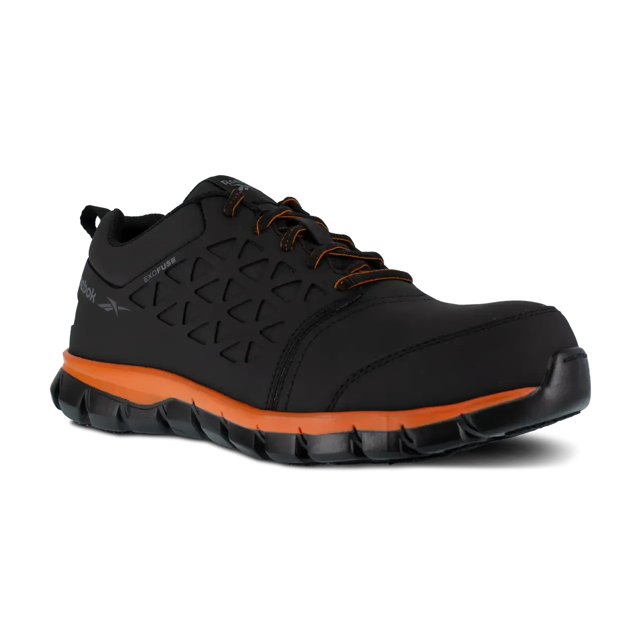 Sublite Cushion Composite-Zehen Sport-Arbeitsschuh Schwarz/Orange