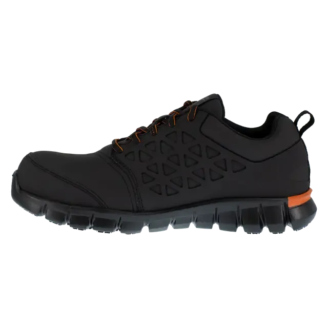 Sublite Cushion Composite-Zehen Sport-Arbeitsschuh Schwarz/Orange