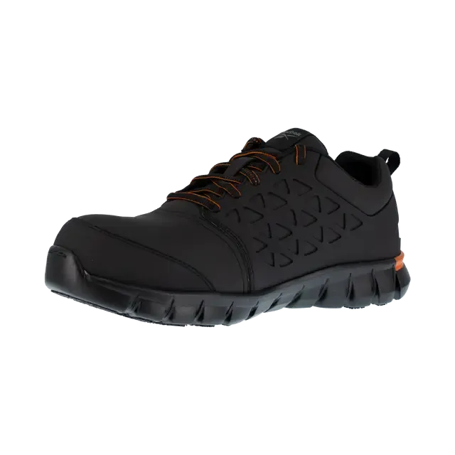 Sublite Cushion Composite-Zehen Sport-Arbeitsschuh Schwarz/Orange