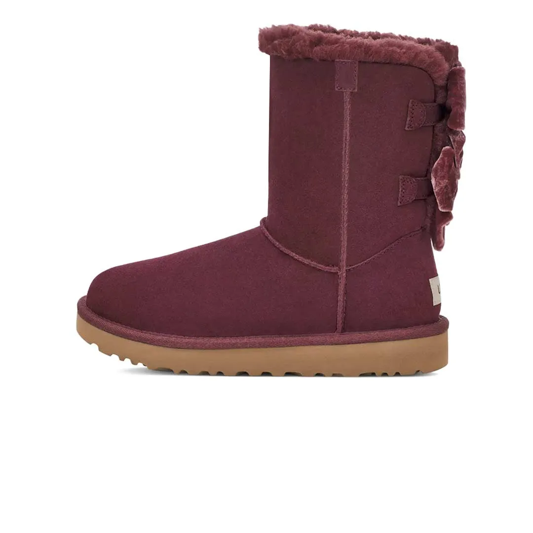 UGG® - Bailey Bow Stiefel für Damen aus Crushed Velvet (1138171-WGRP)