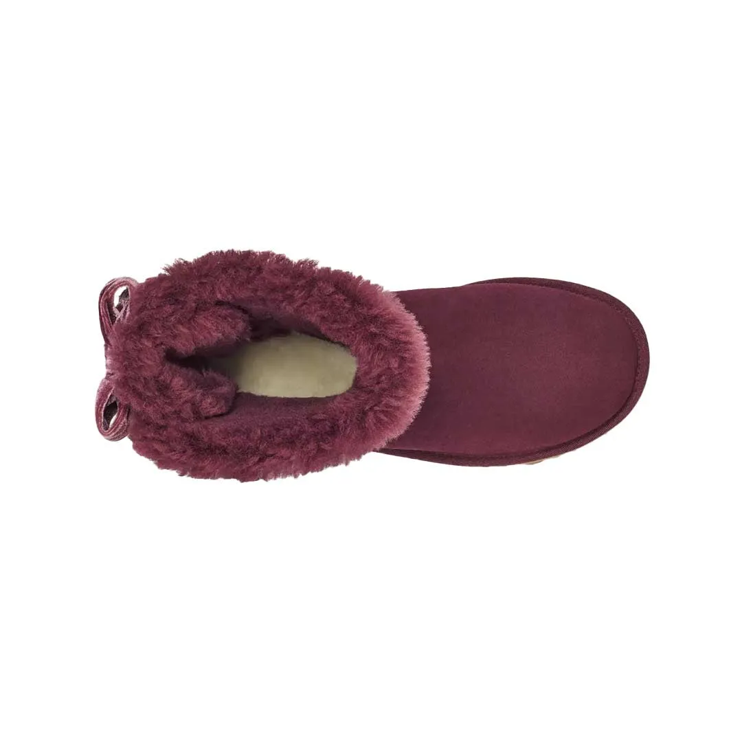 UGG® - Bailey Bow Stiefel für Damen aus Crushed Velvet (1138171-WGRP)
