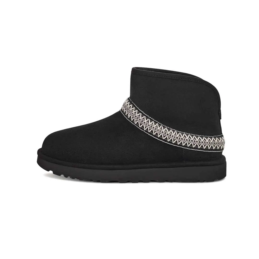 UGG® - Klassische Mini-Crescent-Stiefel für Damen (1158262-BLK)