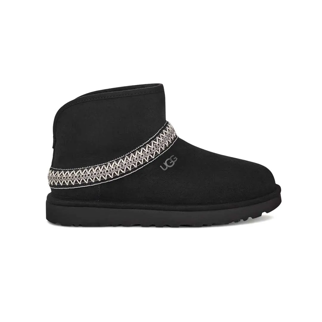UGG® - Klassische Mini-Crescent-Stiefel für Damen (1158262-BLK)