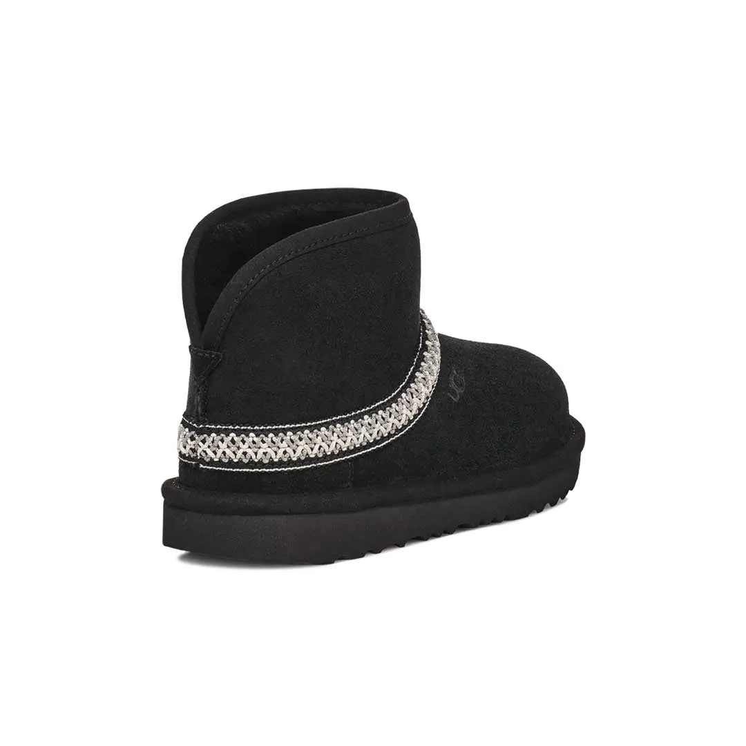 UGG® - Klassische Mini-Crescent-Stiefel für Damen (1158262-BLK)