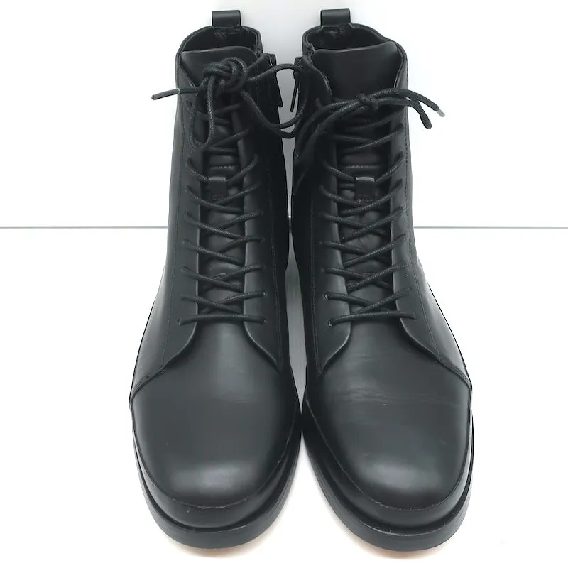 Vince Cooper Schnürstiefeletten Schwarz Leder Größe 8