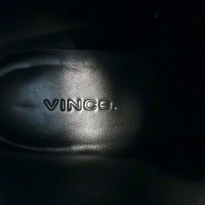 Vince Cooper Schnürstiefeletten Schwarz Leder Größe 8