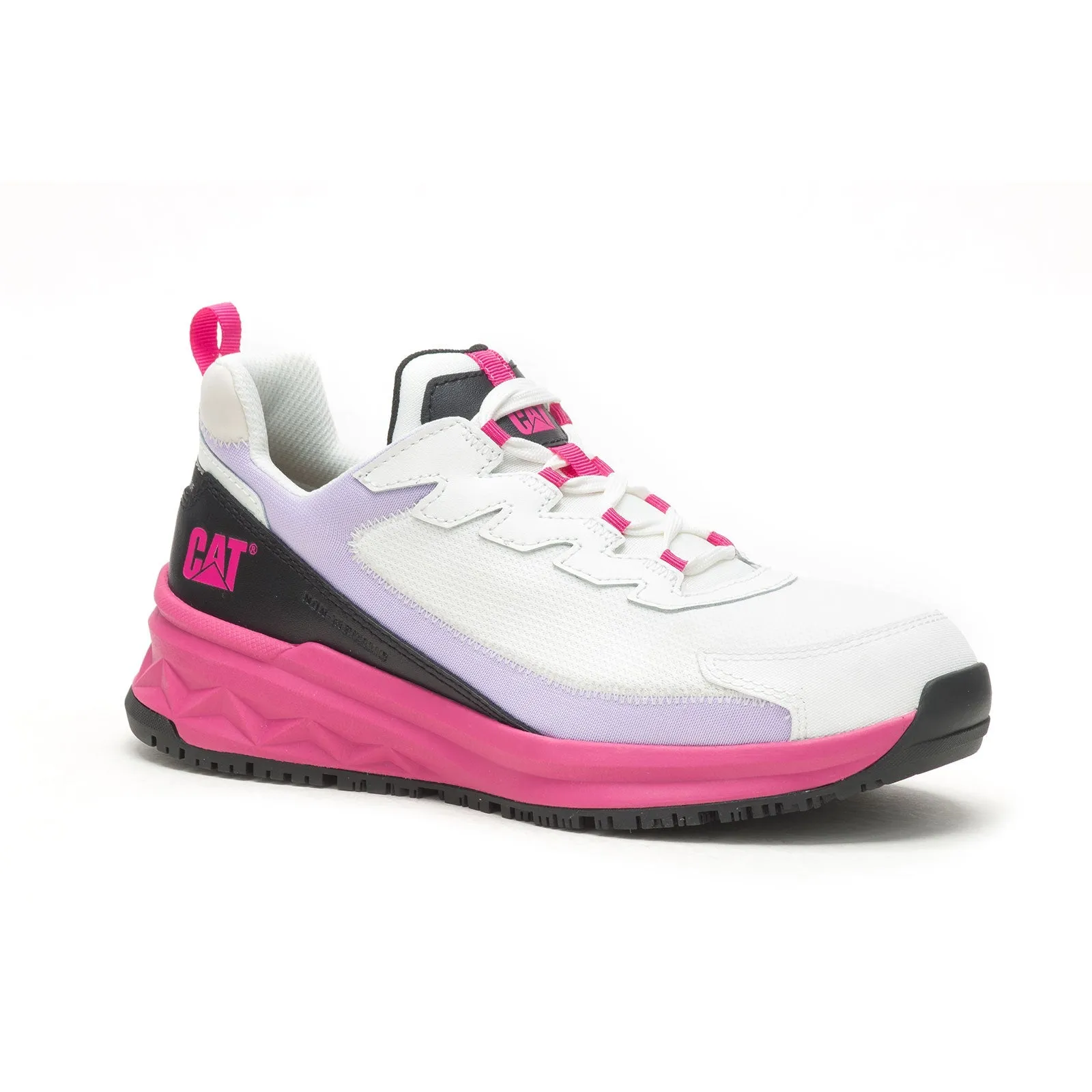 Damen Streamline Runner Arbeitsschuh mit Composite-Kappe Rosa/Weiß