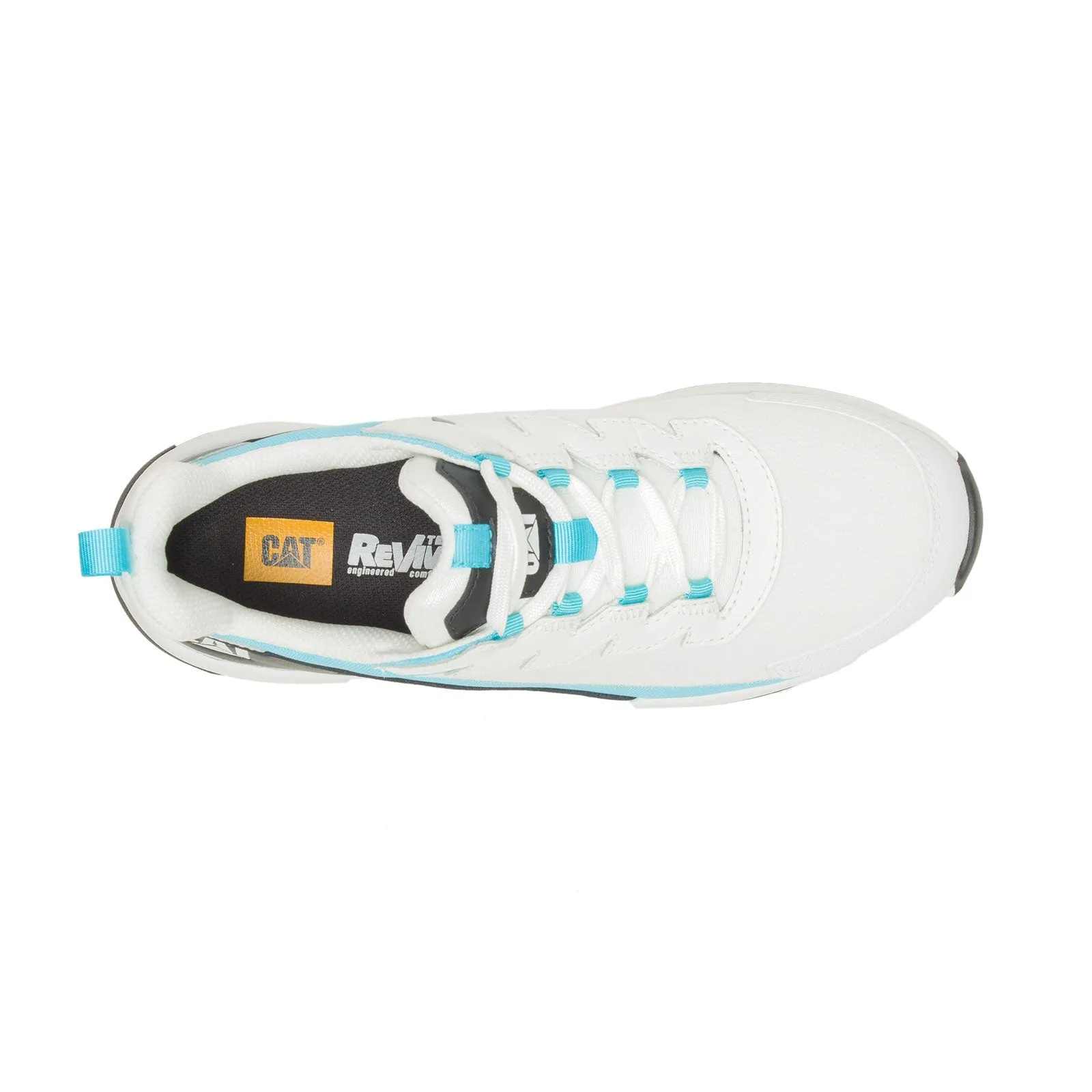 Damen Streamline Runner Arbeitsschuh mit Composite-Kappe Weiß/Blau
