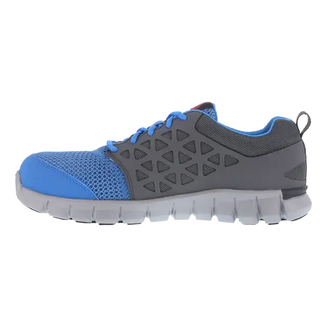 Damen Sublite Cushion Sicherheitssportschuh mit Stahlkappe Grau/Blau
