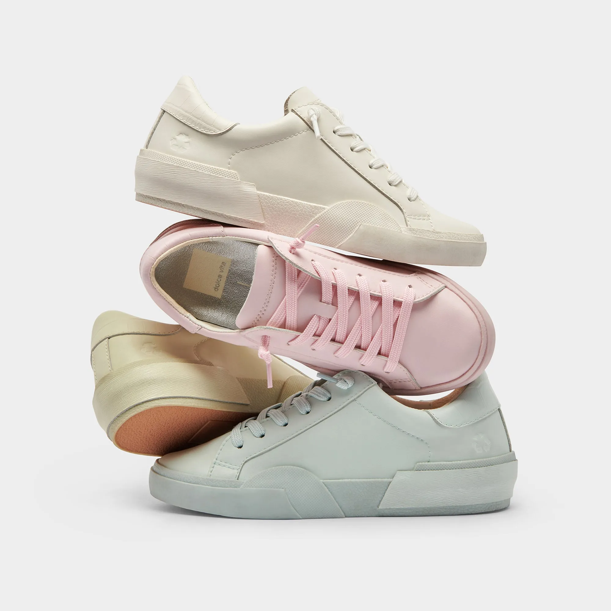 ZINA 360 SNEAKER WEIß AUS RECYCELTEM LEDER
