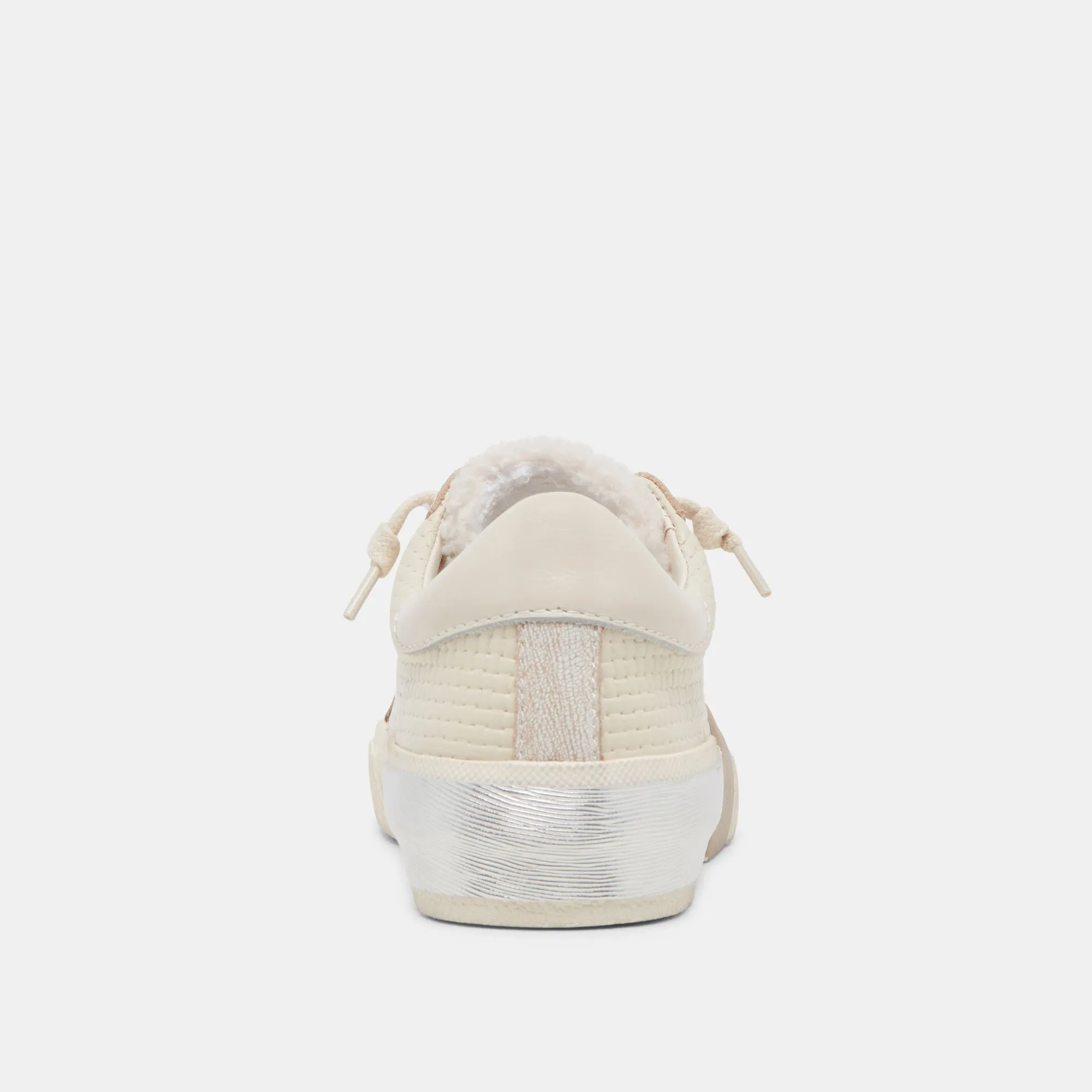 ZINA PLUSH SNEAKERS OFF WHITE GEWEBT