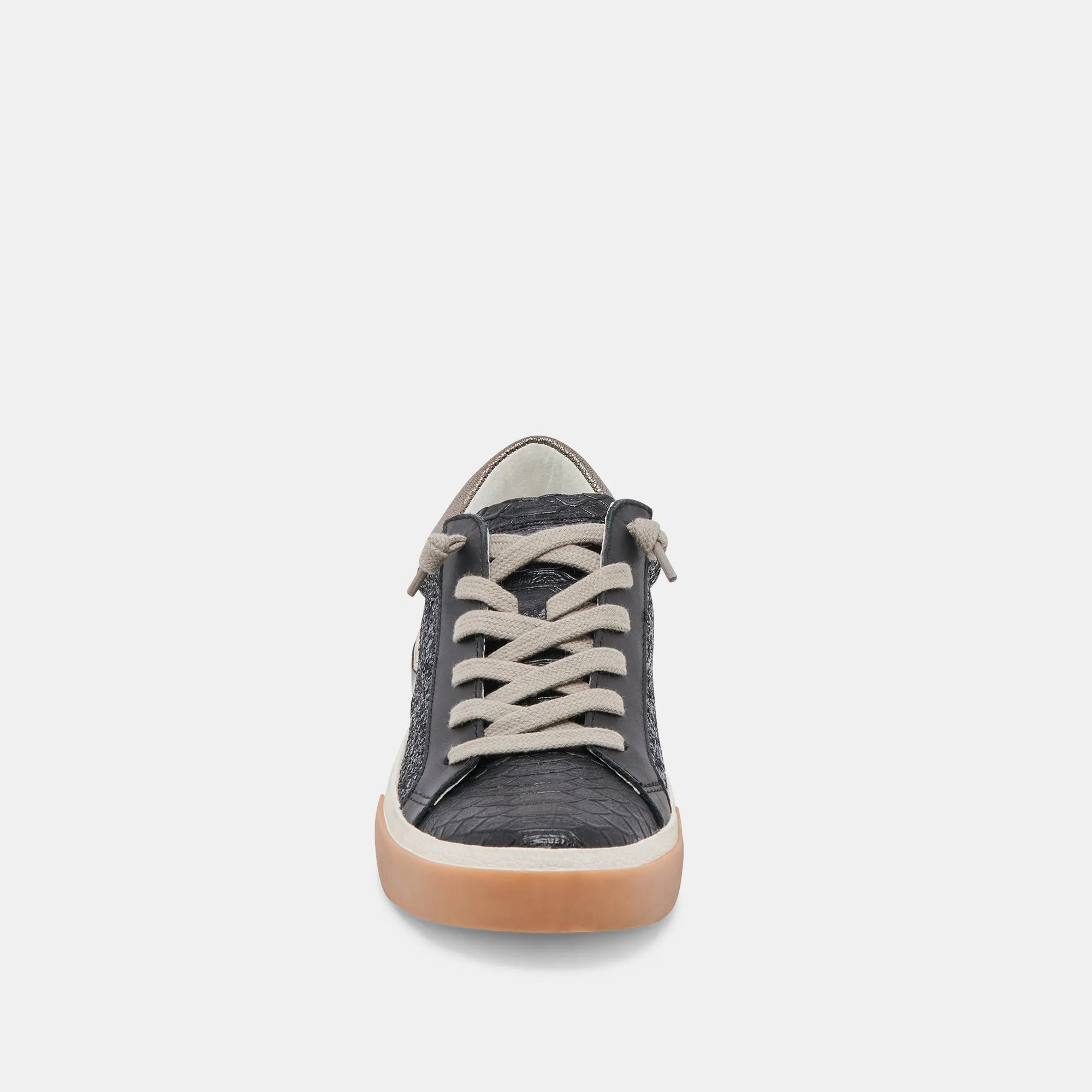ZINA SNEAKERS SCHWARZ SCHIMMERNDER GLITZER