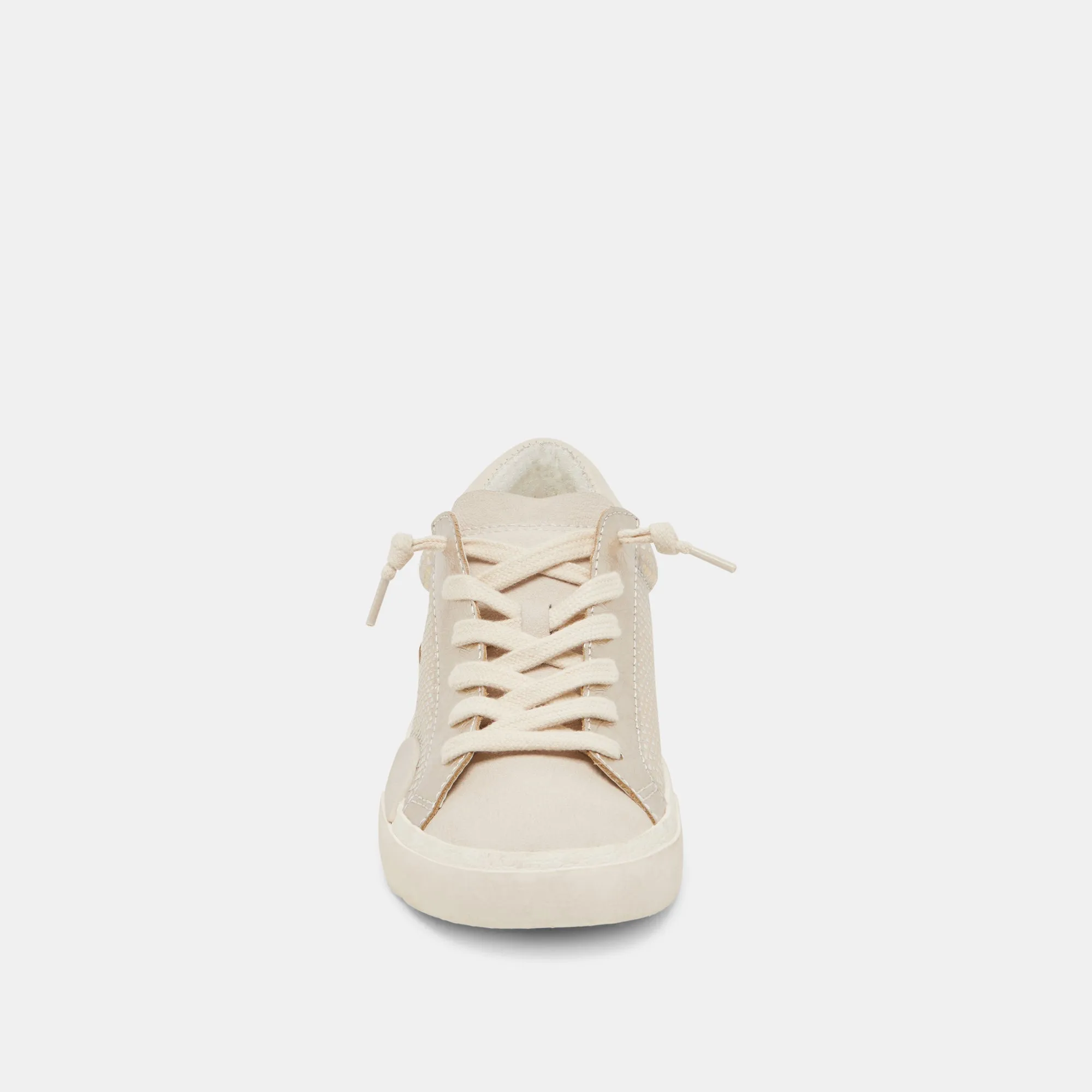 ZINA SNEAKERS CHAMPAGNE GEPRÄGTES LEDER