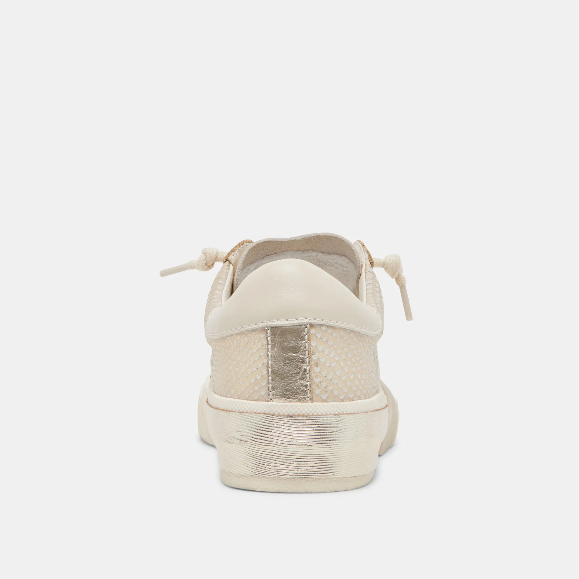 ZINA SNEAKERS CHAMPAGNE GEPRÄGTES LEDER
