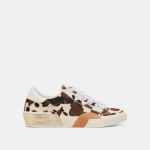 ZINA SNEAKERS KAKAO STIERKALB HAAR