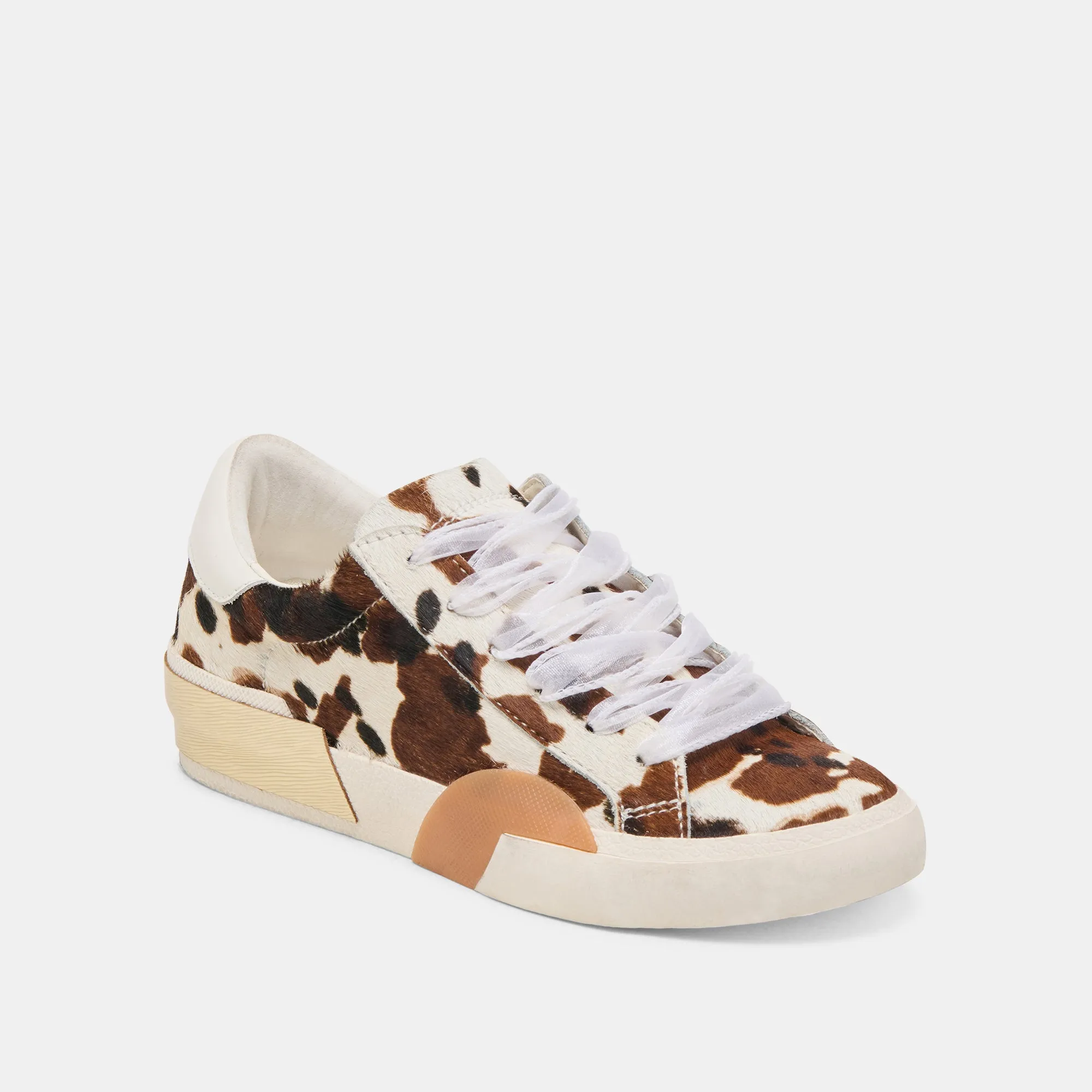 ZINA SNEAKERS KAKAO STIERKALB HAAR