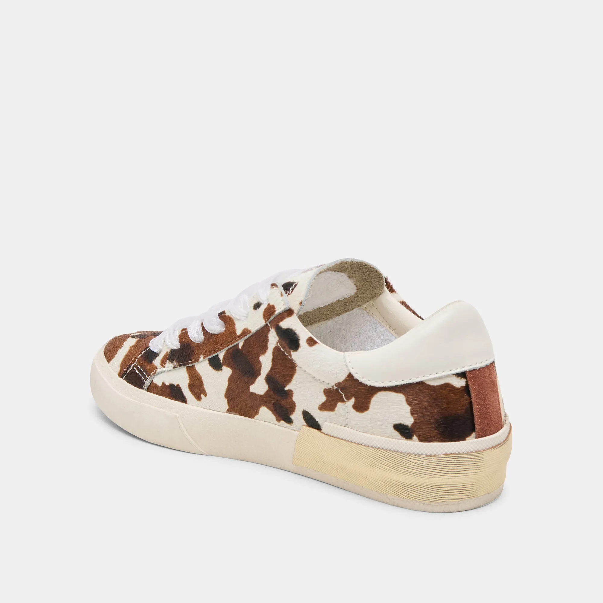 ZINA SNEAKERS KAKAO STIERKALB HAAR
