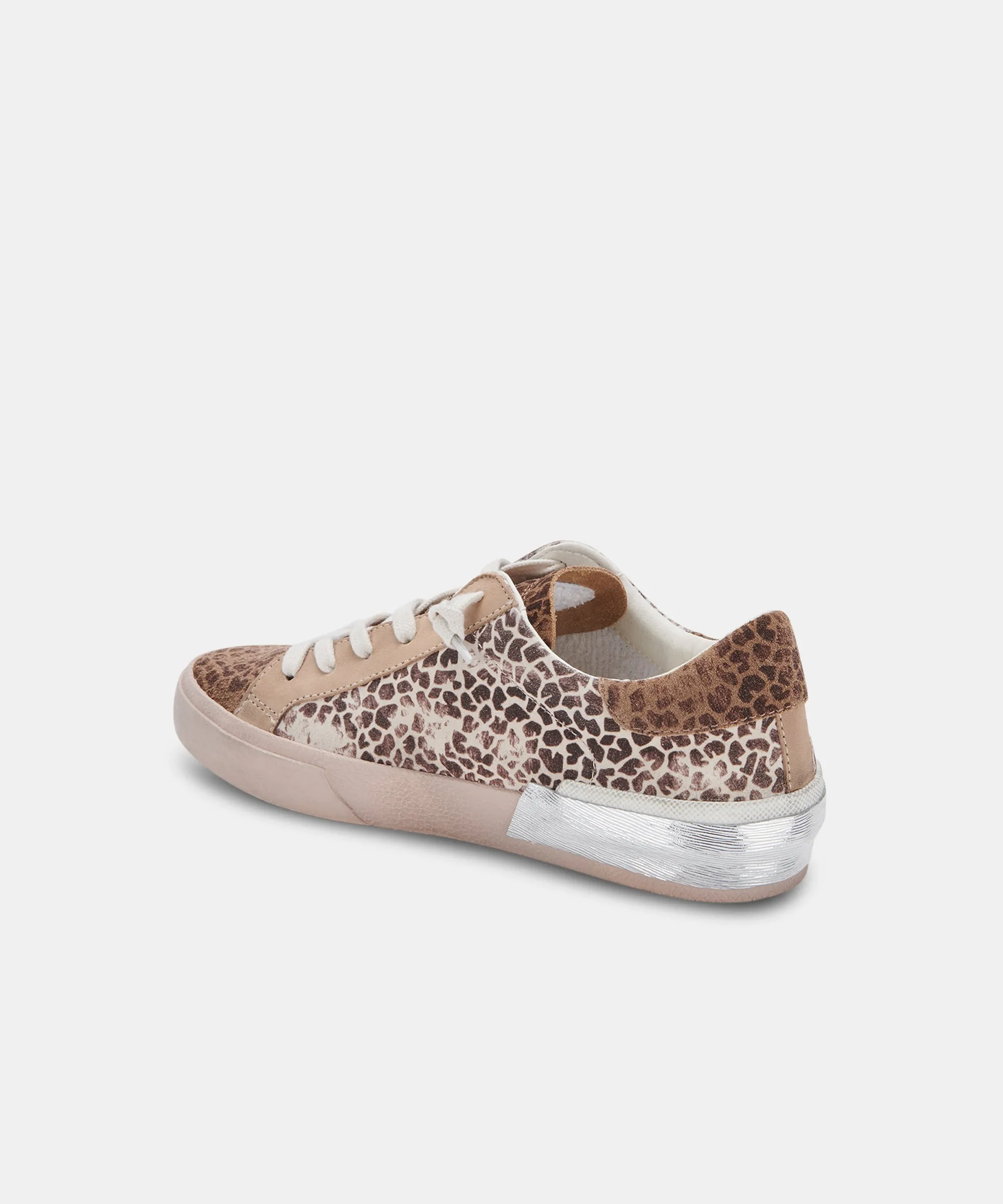 ZINA SNEAKERS LEOPARD MULTI ANGESCHLAGENES WILDLEDER