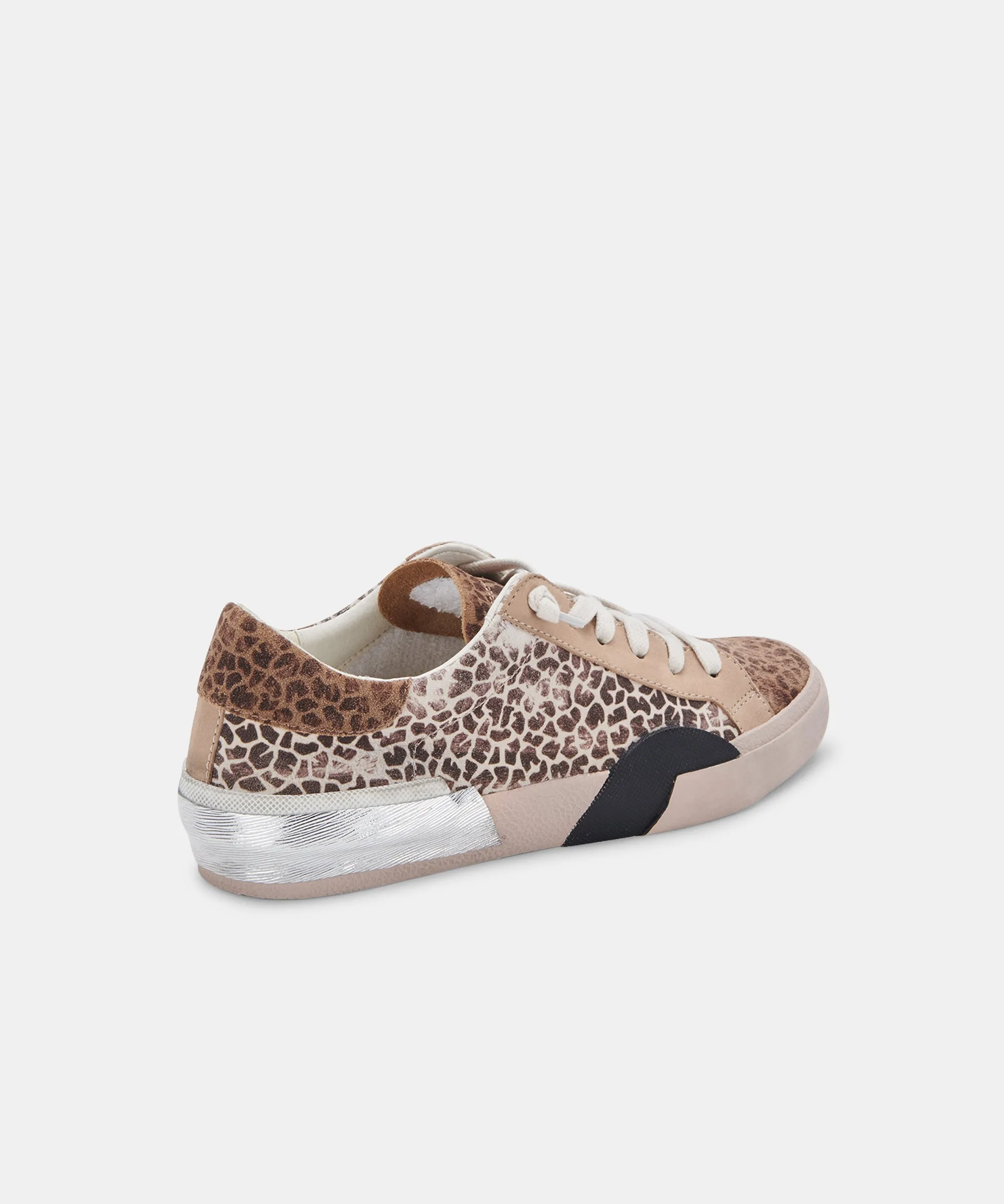 ZINA SNEAKERS LEOPARD MULTI ANGESCHLAGENES WILDLEDER