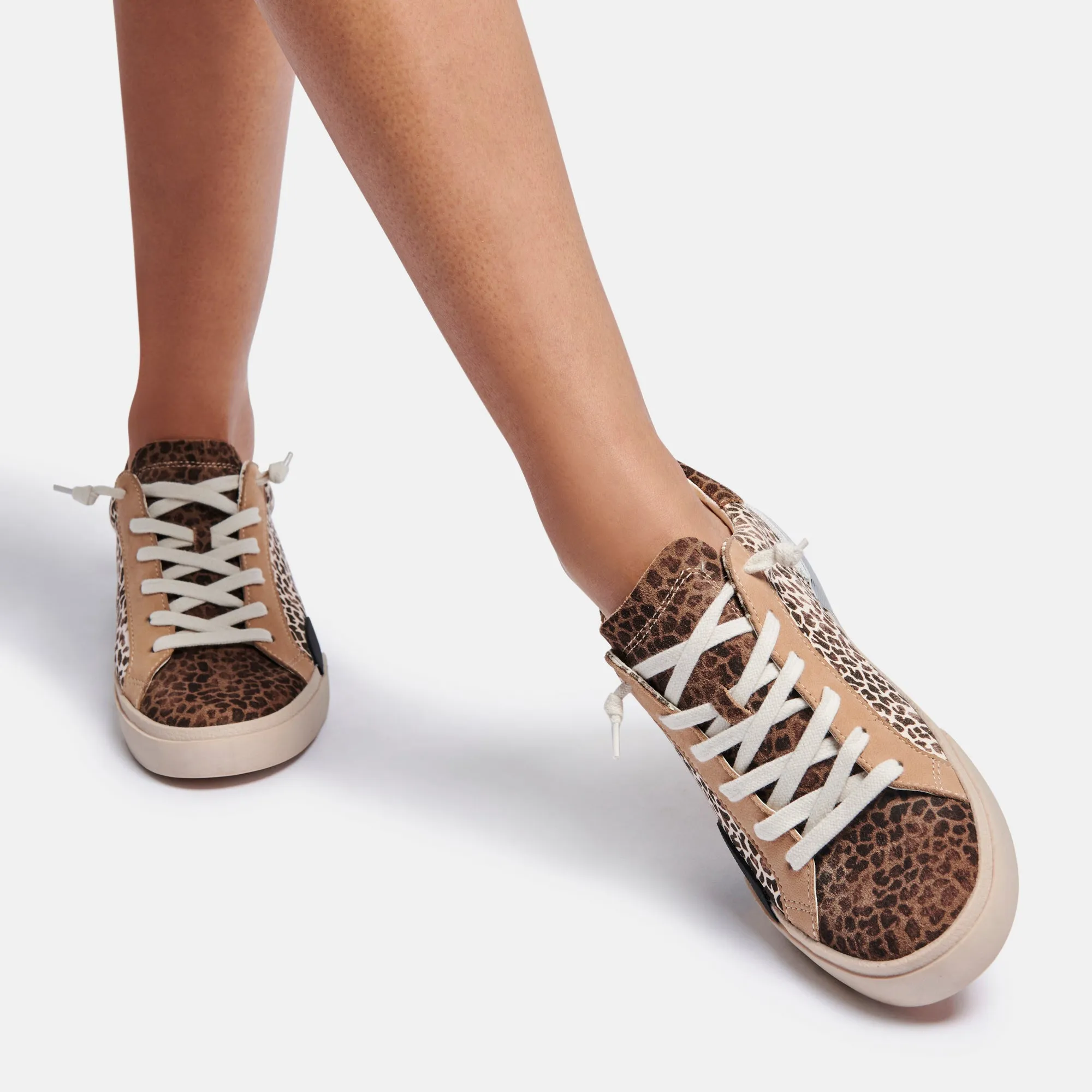 ZINA SNEAKERS LEOPARD MULTI ANGESCHLAGENES WILDLEDER