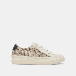 ZOLEN SNEAKERS SCHWARZ NATUR RAFFIA