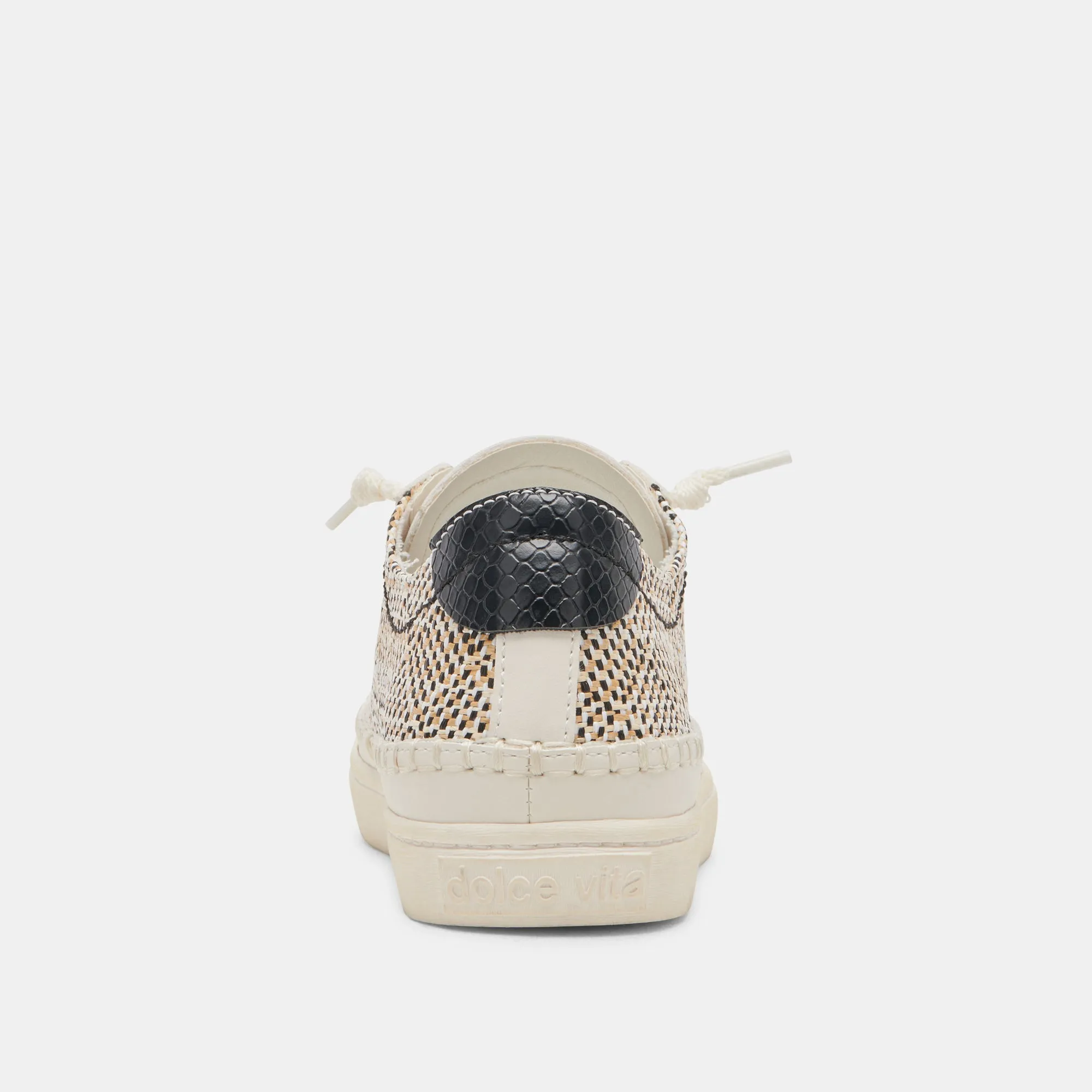 ZOLEN SNEAKERS SCHWARZ NATUR RAFFIA