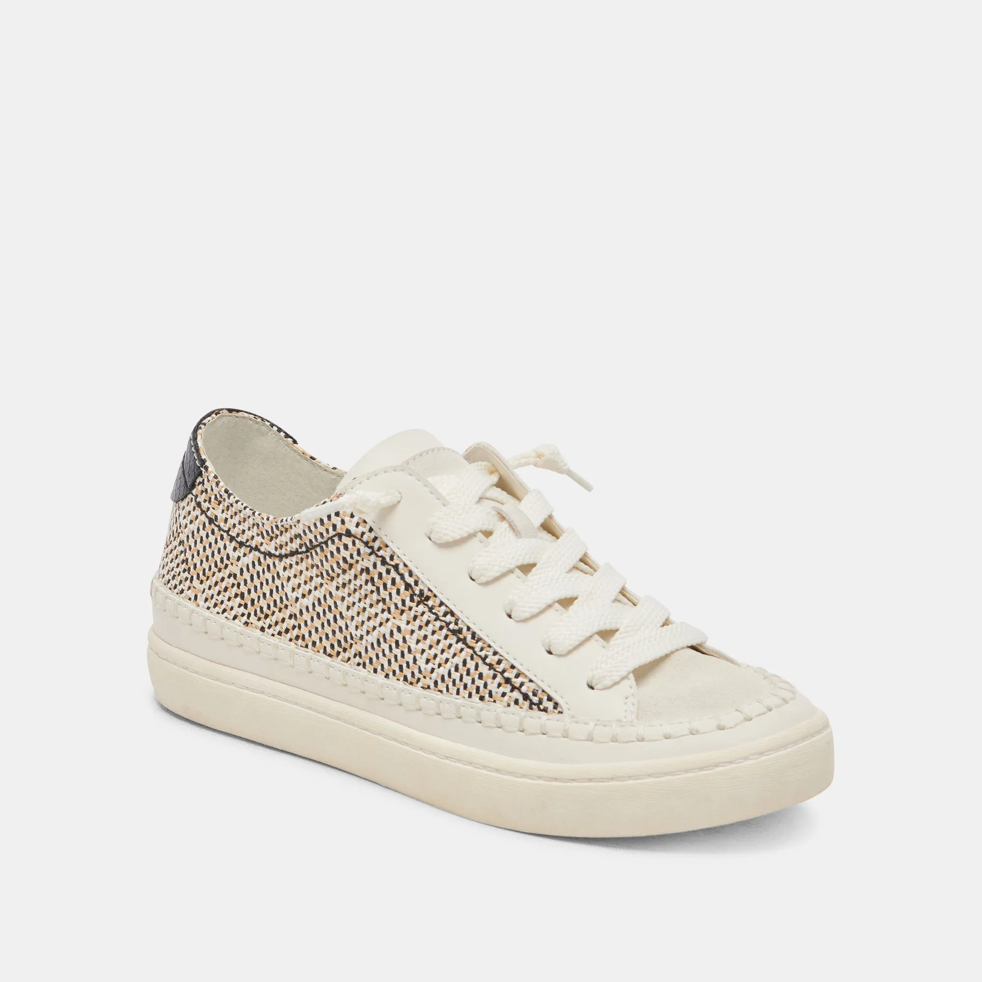ZOLEN SNEAKERS SCHWARZ NATUR RAFFIA