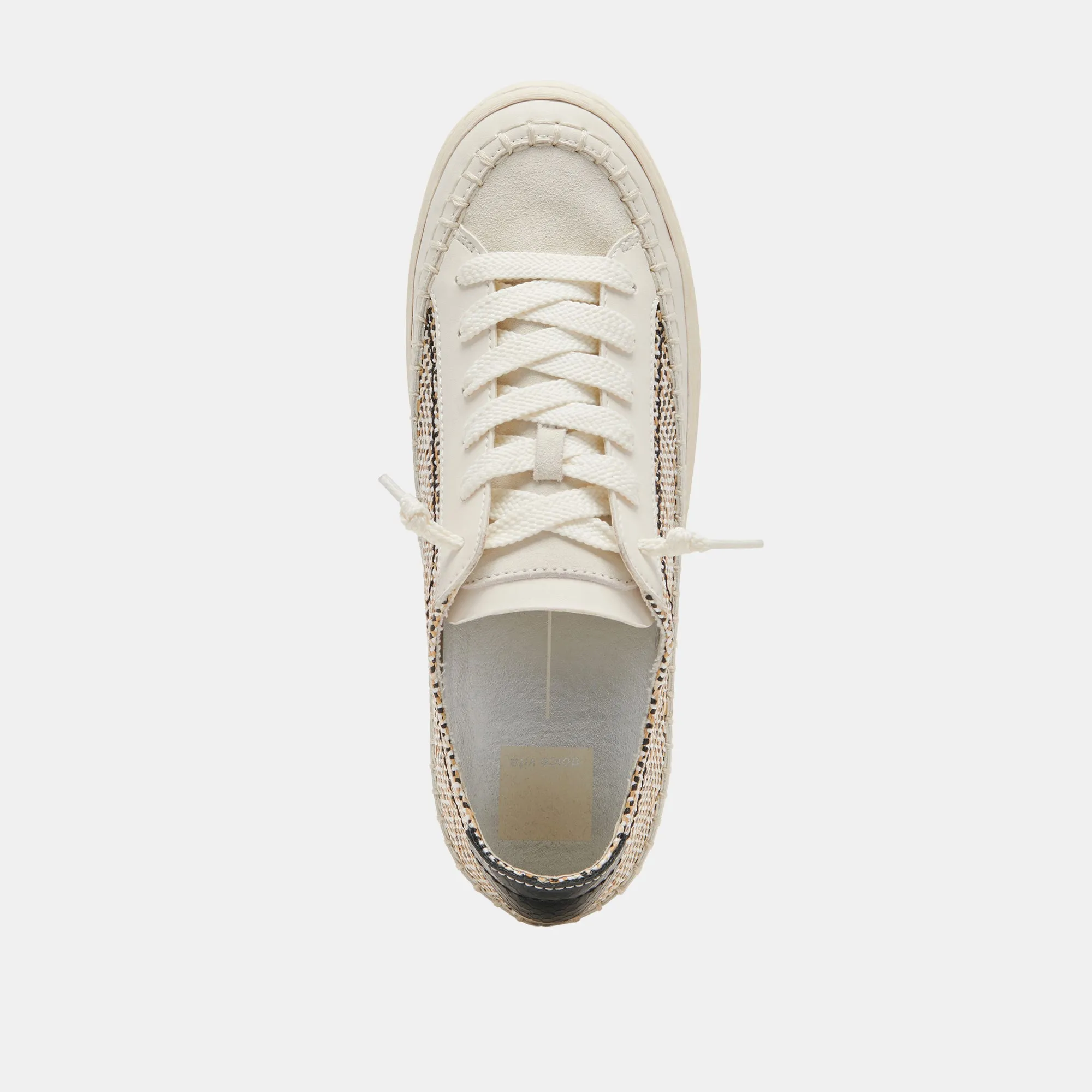 ZOLEN SNEAKERS SCHWARZ NATUR RAFFIA