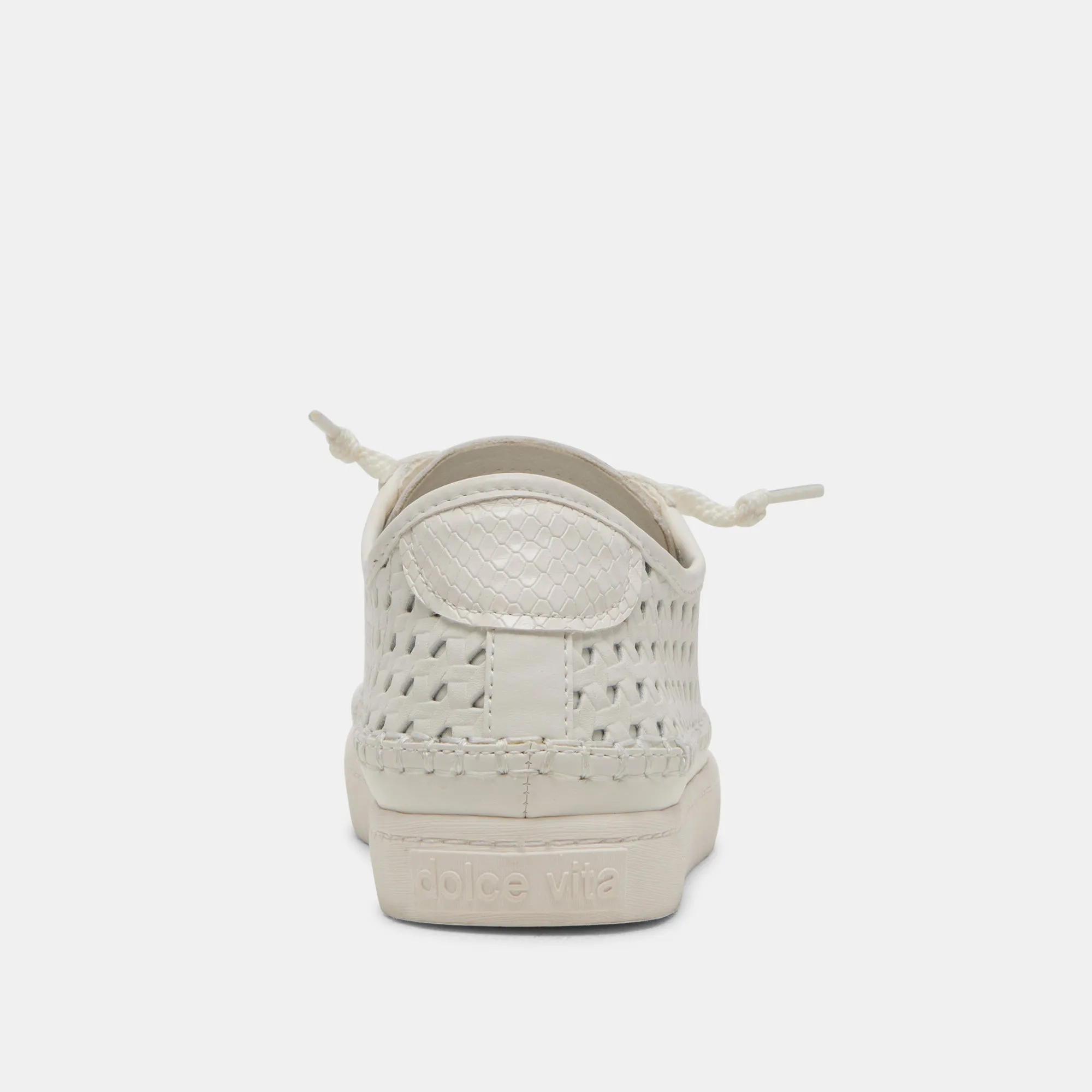 ZOLEN SNEAKER WEIß PERFORIERTES LEDER