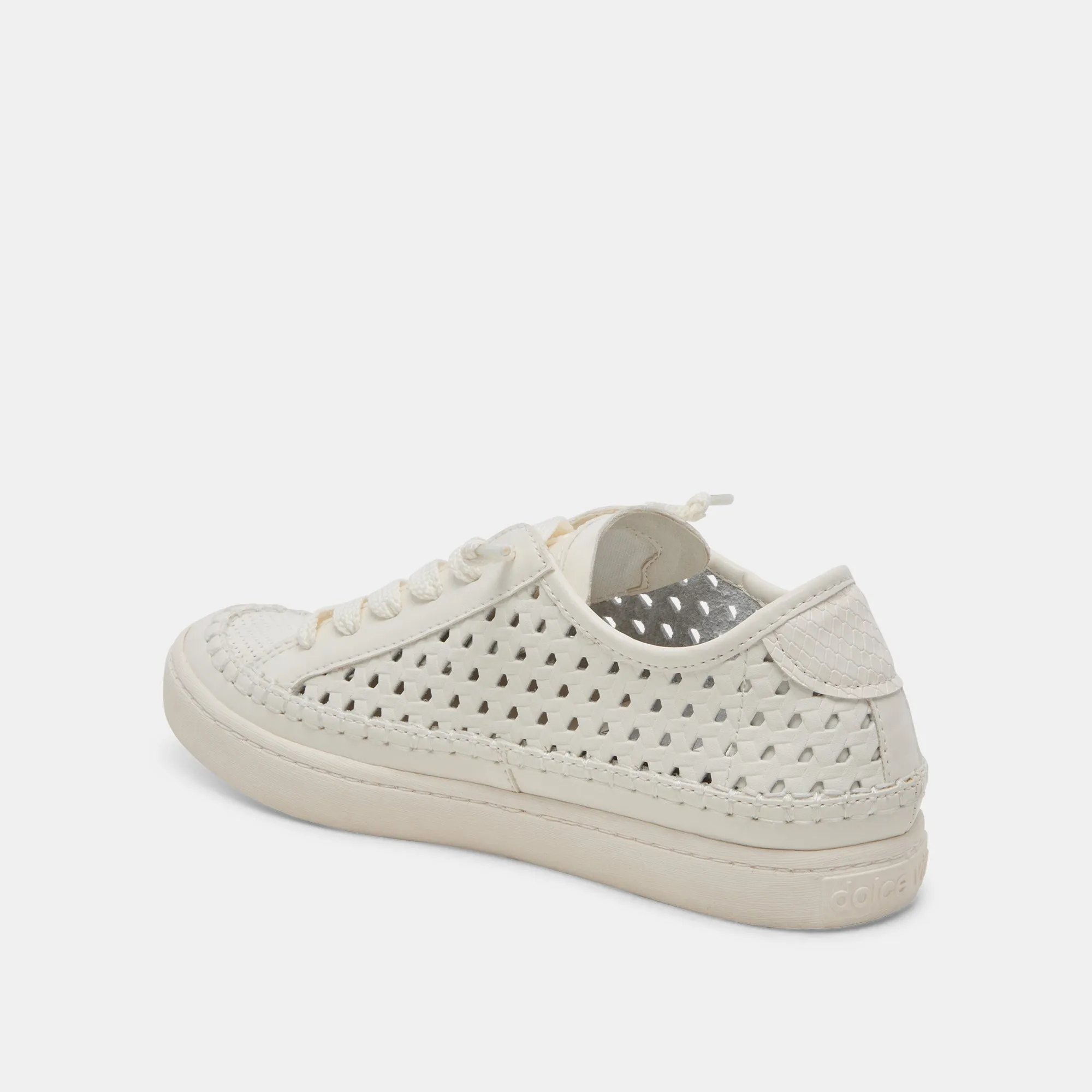 ZOLEN SNEAKER WEIß PERFORIERTES LEDER