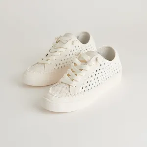 ZOLEN SNEAKER WEIß PERFORIERTES LEDER