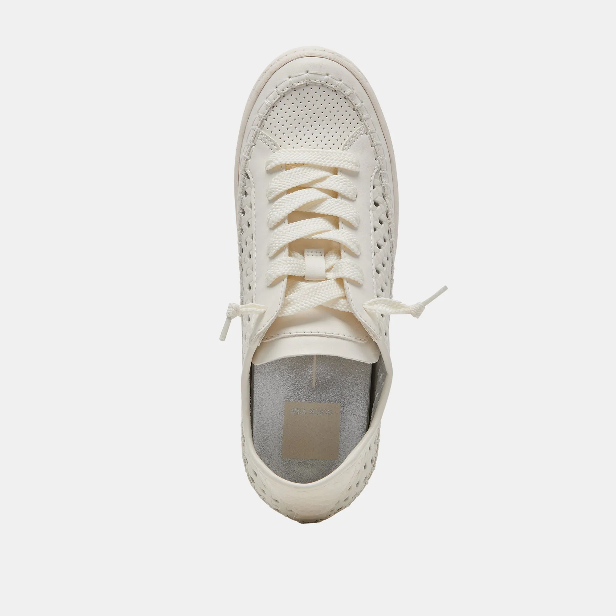 ZOLEN SNEAKER WEIß PERFORIERTES LEDER