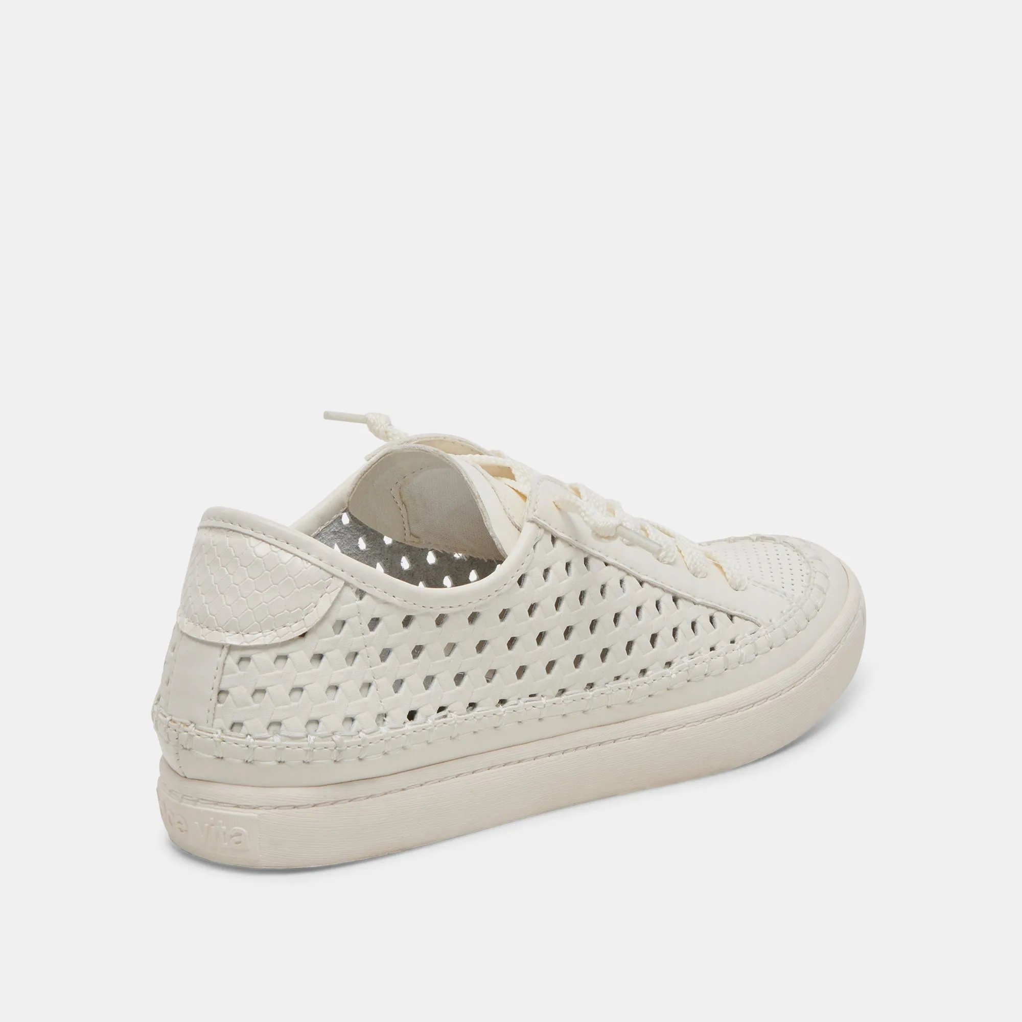 ZOLEN SNEAKER WEIß PERFORIERTES LEDER
